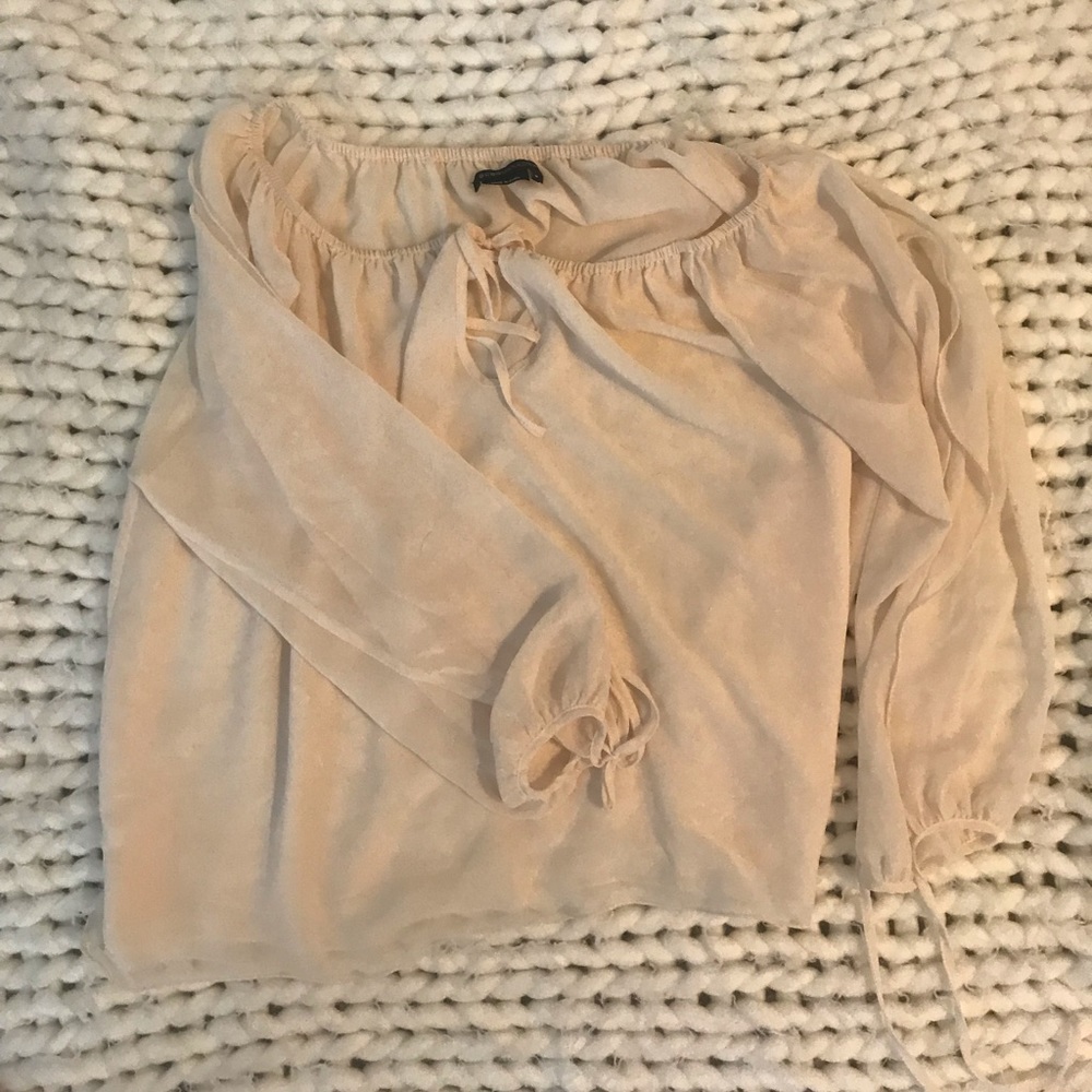 Bcbg off the shoulder top